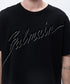 BALMAIN FLOCKED LETTER LOGO T-SHIRT